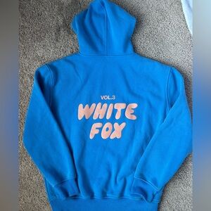 White fox hoodie